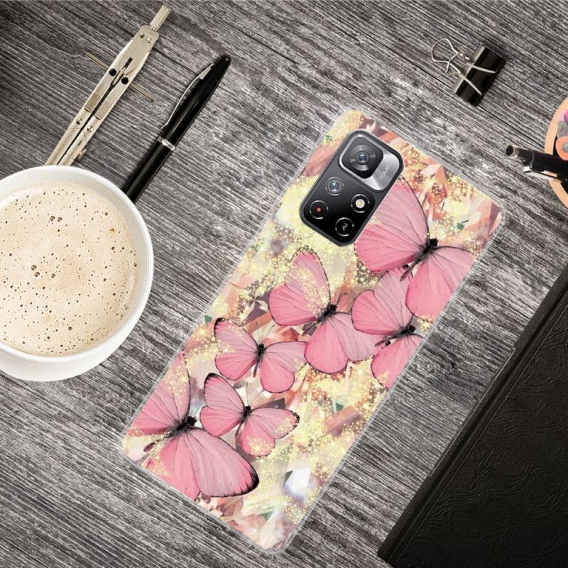 Deksel Xiaomi Redmi Note 11 / Poco M4 Pro 5g Royal Butterflies