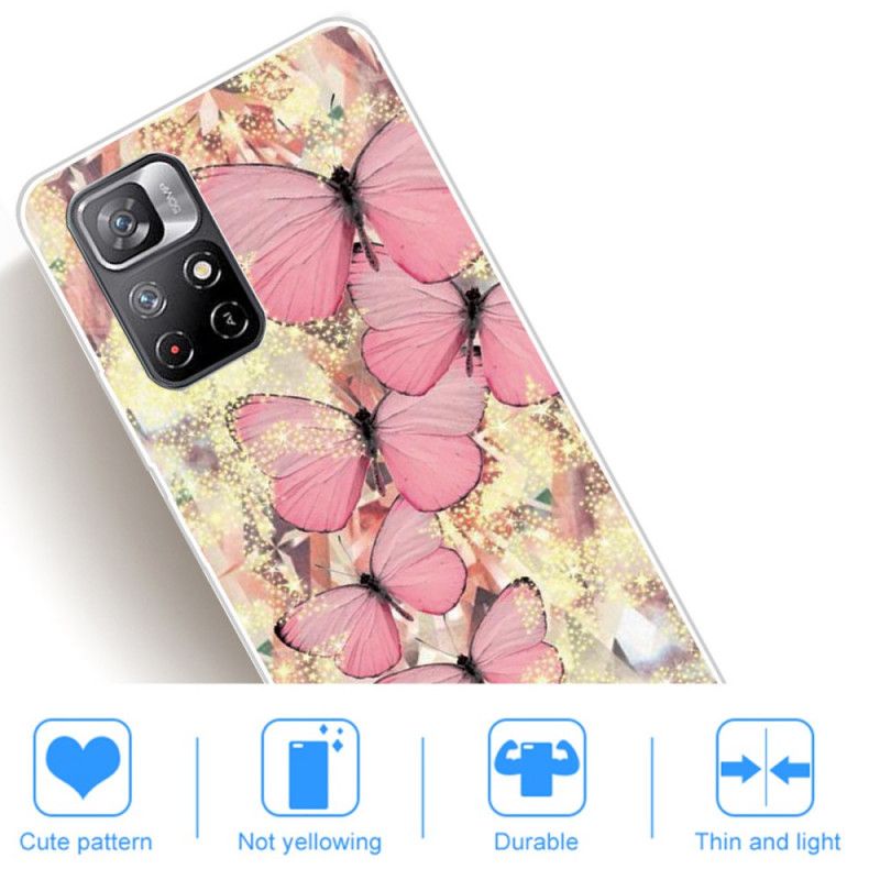 Deksel Xiaomi Redmi Note 11 / Poco M4 Pro 5g Royal Butterflies