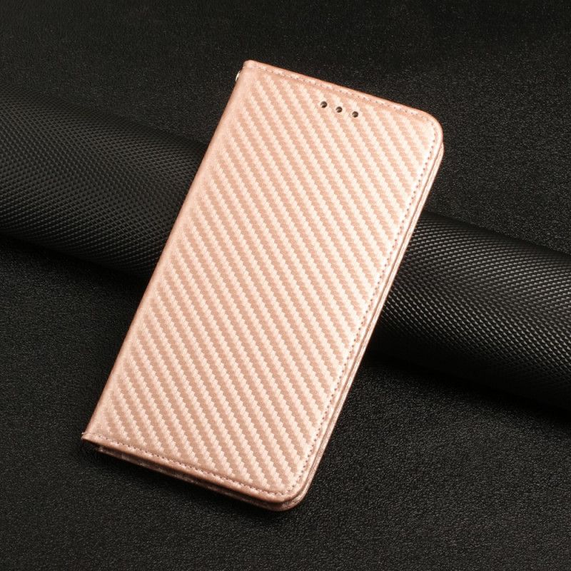 Folio Deksel Lær Xiaomi Redmi Note 11 / Poco M4 Pro 5g Mobildeksel Karbonfiberstropp