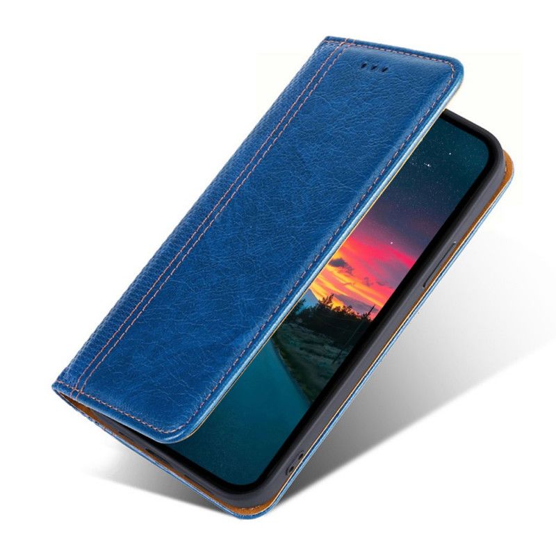 Folio Deksel Lær Xiaomi Redmi Note 11 / Poco M4 Pro 5g Vintage Skinnstil