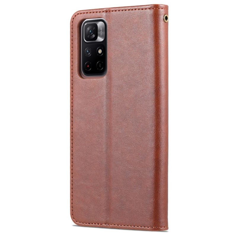 Folio Deksel Xiaomi Redmi Note 11 / Poco M4 Pro 5g Azns Kunstskinn