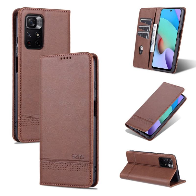 Folio Deksel Xiaomi Redmi Note 11 / Poco M4 Pro 5g Azns Skinnstil