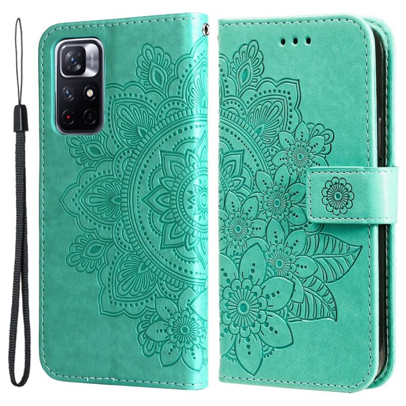 Folio Deksel Xiaomi Redmi Note 11 / Poco M4 Pro 5g Blomstermandala