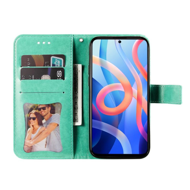 Folio Deksel Xiaomi Redmi Note 11 / Poco M4 Pro 5g Blomstermandala