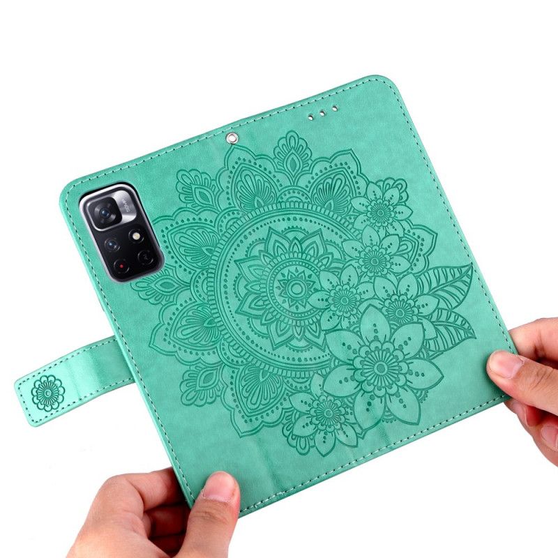 Folio Deksel Xiaomi Redmi Note 11 / Poco M4 Pro 5g Blomstermandala