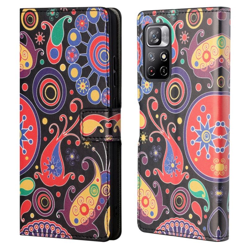 Folio Deksel Xiaomi Redmi Note 11 / Poco M4 Pro 5g Design Galaxy Beskyttelse Deksel