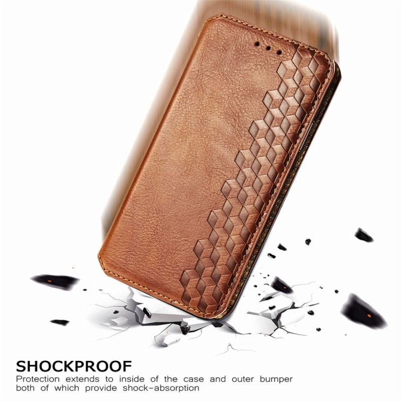 Folio Deksel Xiaomi Redmi Note 11 / Poco M4 Pro 5g Leather Effect Diamond Texture Beskyttelse Deksel