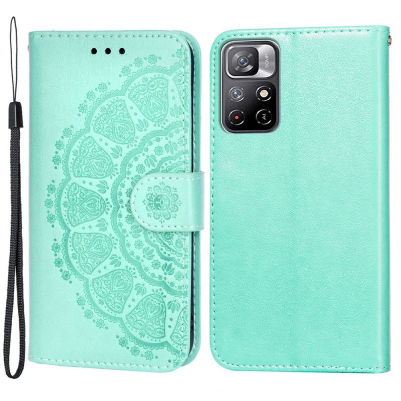 Folio Deksel Xiaomi Redmi Note 11 / Poco M4 Pro 5g Mandala Coral Beskyttelse Deksel