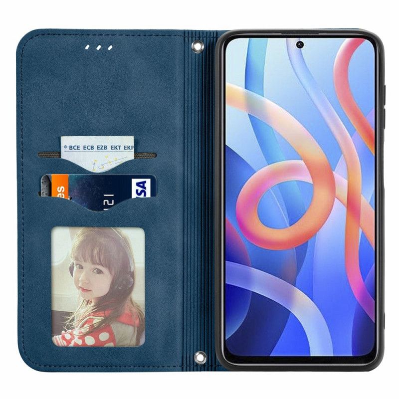 Folio Deksel Xiaomi Redmi Note 11 / Poco M4 Pro 5g Skin-touch Classic