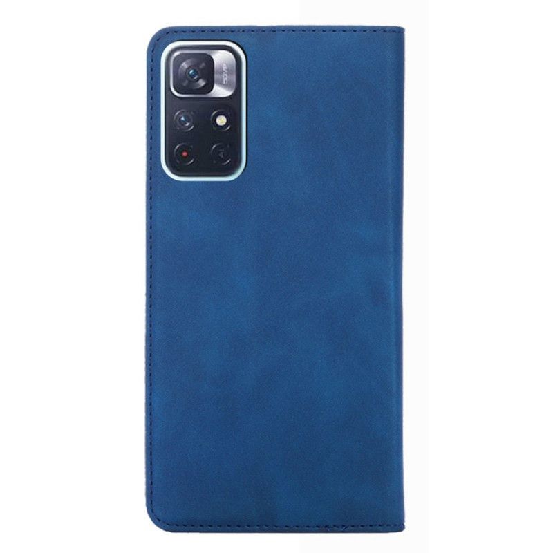 Folio Deksel Xiaomi Redmi Note 11 / Poco M4 Pro 5g Skin-touch Skinneffekt