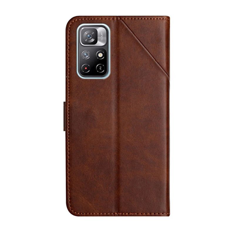 Folio Deksel Xiaomi Redmi Note 11 / Poco M4 Pro 5g Style Leather Geo X Design