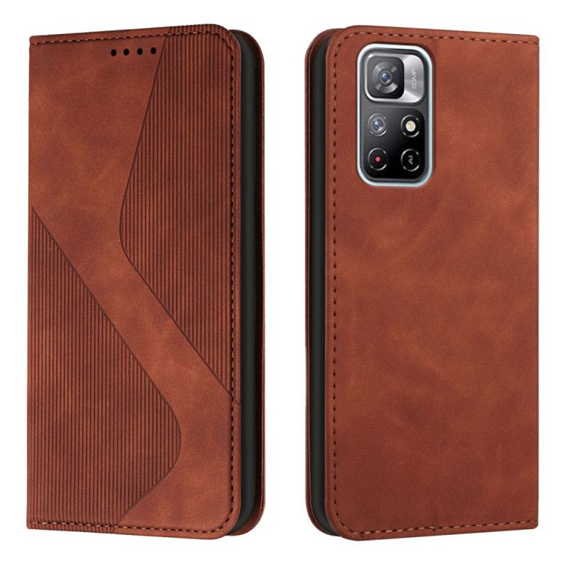 Folio Deksel Xiaomi Redmi Note 11 / Poco M4 Pro 5g Style Leather S-design Beskyttelse Deksel