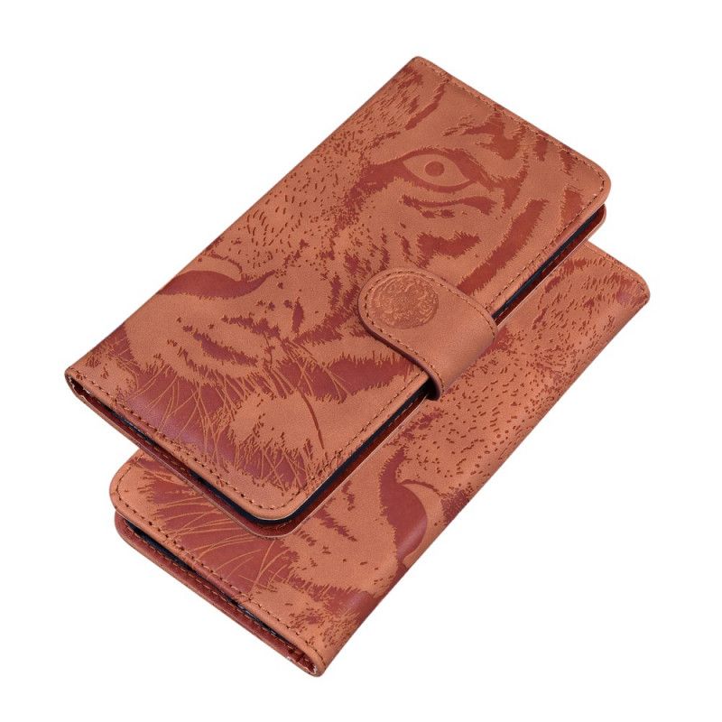 Folio Deksel Xiaomi Redmi Note 11 / Poco M4 Pro 5g Tiger Face Print