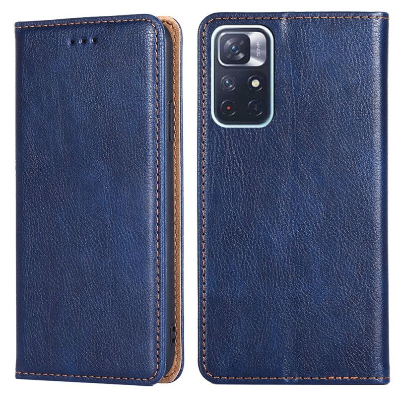 Folio Deksel Xiaomi Redmi Note 11 / Poco M4 Pro 5g Vintage Skinnstil Beskyttelse Deksel