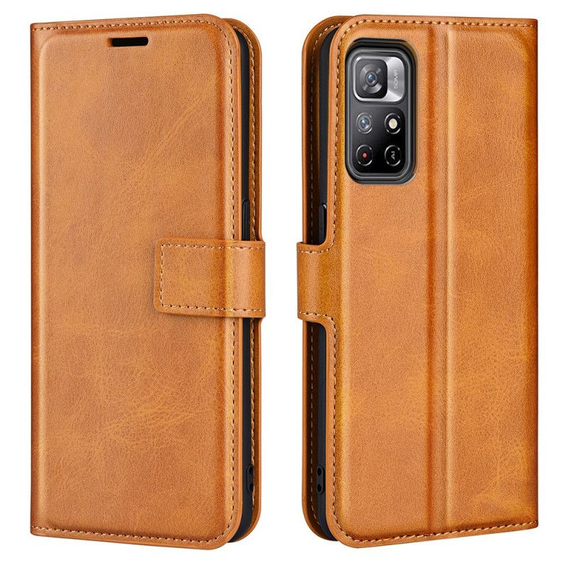 Lærdeksel Folio Deksel Xiaomi Redmi Note 11 / Poco M4 Pro 5g Faux Leather Design Plus