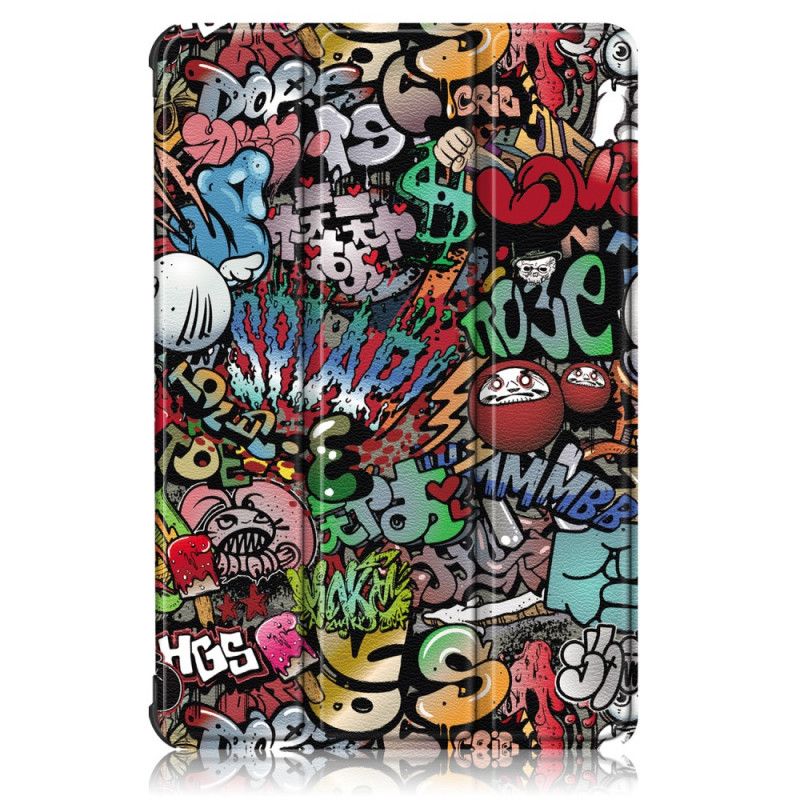 Smart Koffert Huawei MatePad T 10s Forsterket Graffiti