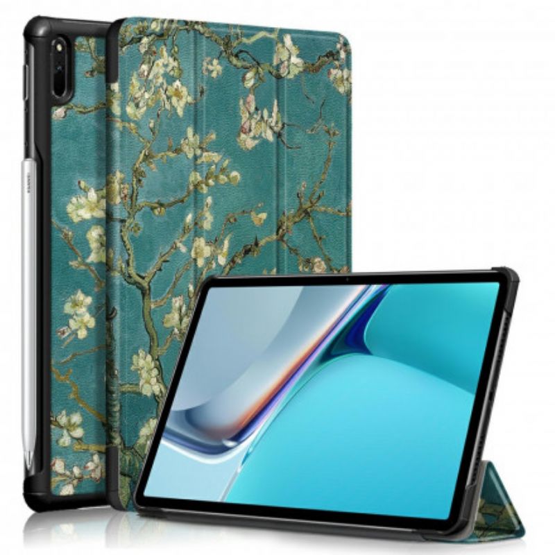 Smart Case Huawei Matepad 11 (2021) Forsterkede Blomstrende Grener