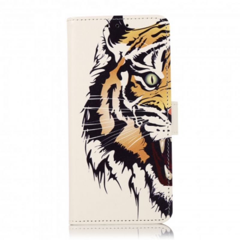 Folio Deksel Moto G50 Fierce Tiger