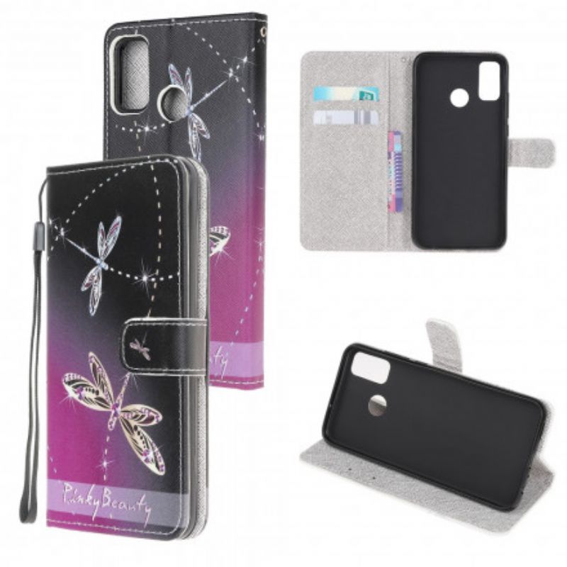 Folio Deksel Moto G50 Thong Dragonflies