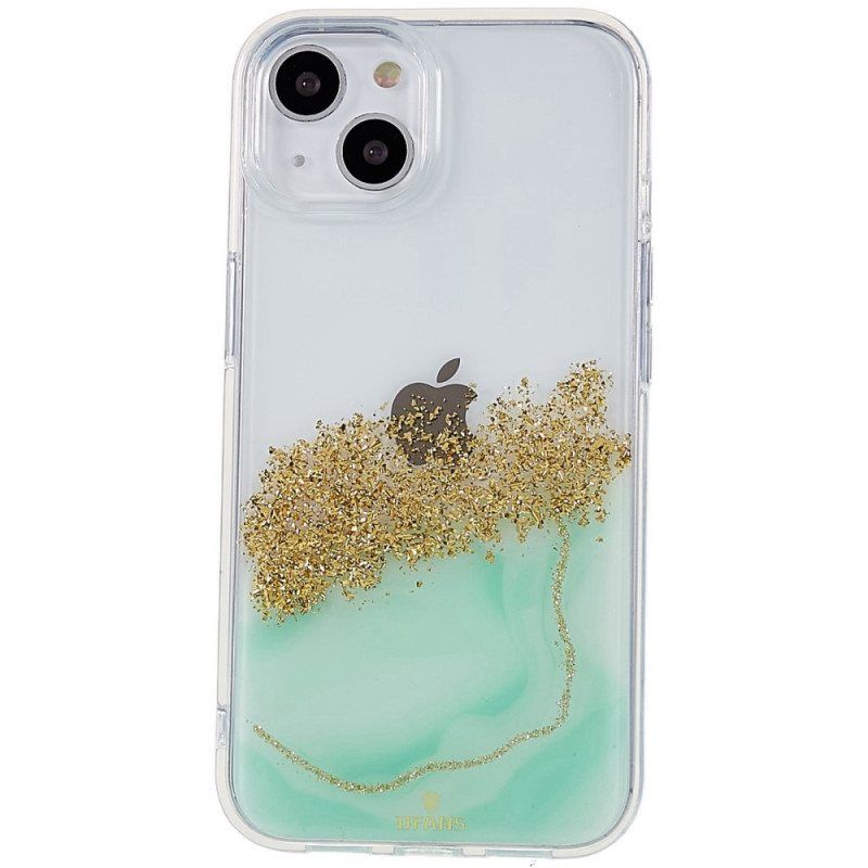 Deksel Til iPhone 14 Glitter Kunst