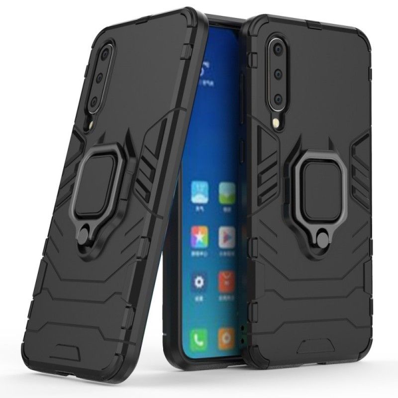 Deksel for Xiaomi Mi 9 SE Svart Motstandsdyktig Ring