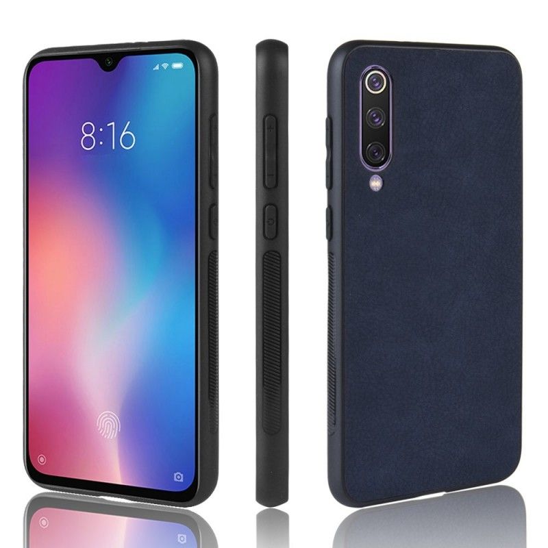 Deksel Xiaomi Mi 9 SE Mørkeblå Realistisk Skinneffekt