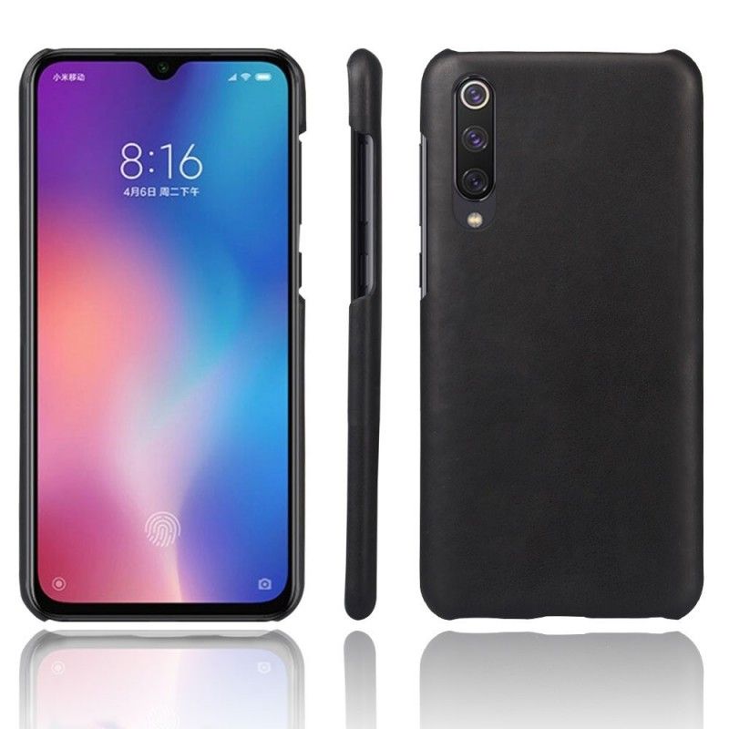 Deksel Xiaomi Mi 9 SE Svart Ksq Skinneffekt Anti-fall