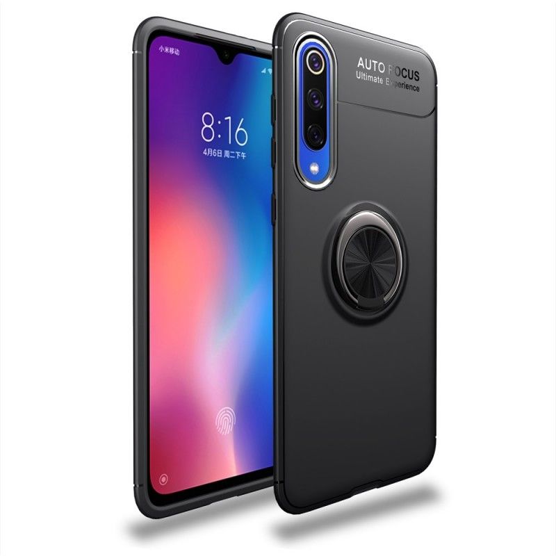 Deksel Xiaomi Mi 9 SE Svart Roterende Ring Anti-fall