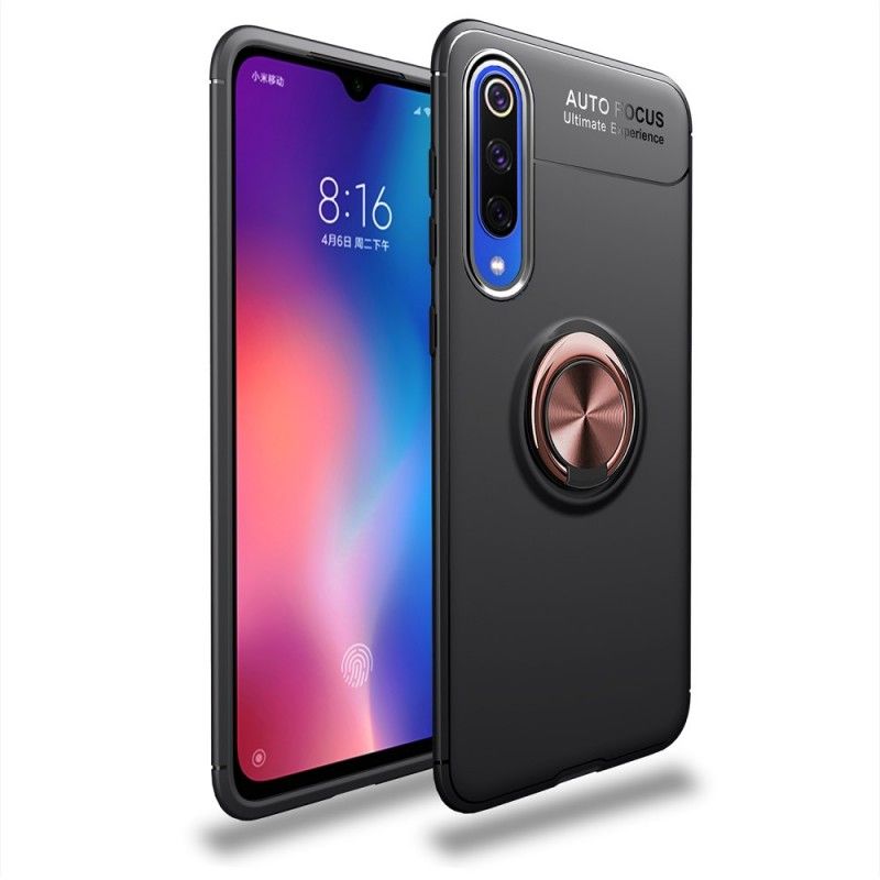 Deksel Xiaomi Mi 9 SE Svart Roterende Ring Anti-fall