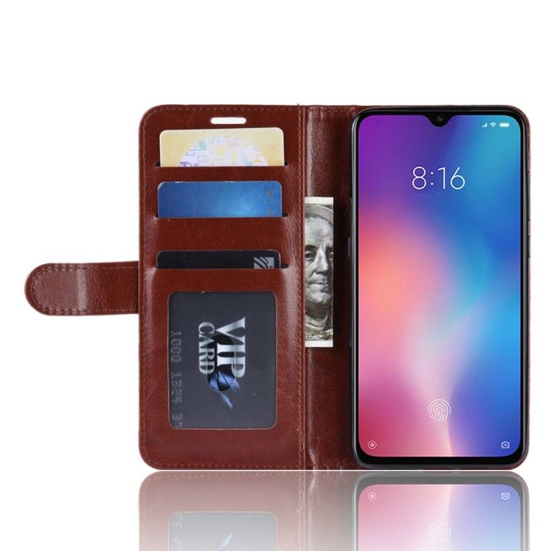 Folio Deksel Xiaomi Mi 9 SE Svart Ultra Kunstlær Beskyttelse