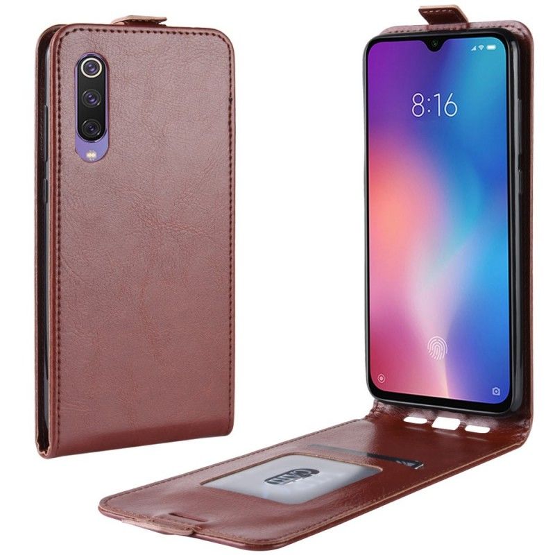 Lærdeksel Folio Deksel Xiaomi Mi 9 SE Svart Retrofolding