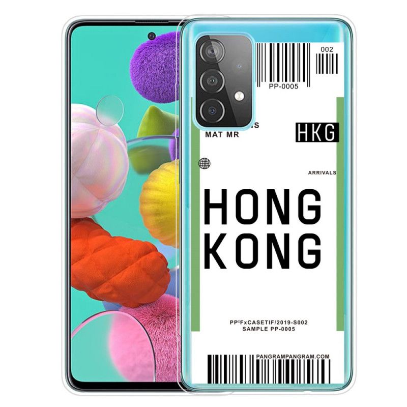 Deksel Samsung Galaxy A32 5G Ombordstigningskort Til Hong Kong