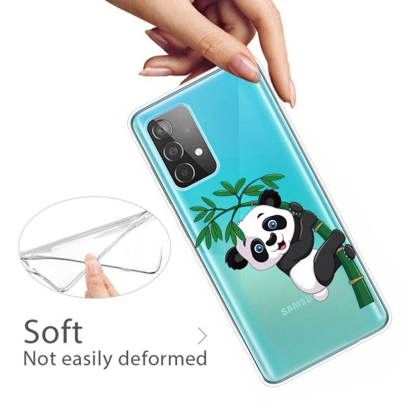 Deksel Samsung Galaxy A32 5G Panda På Bambus