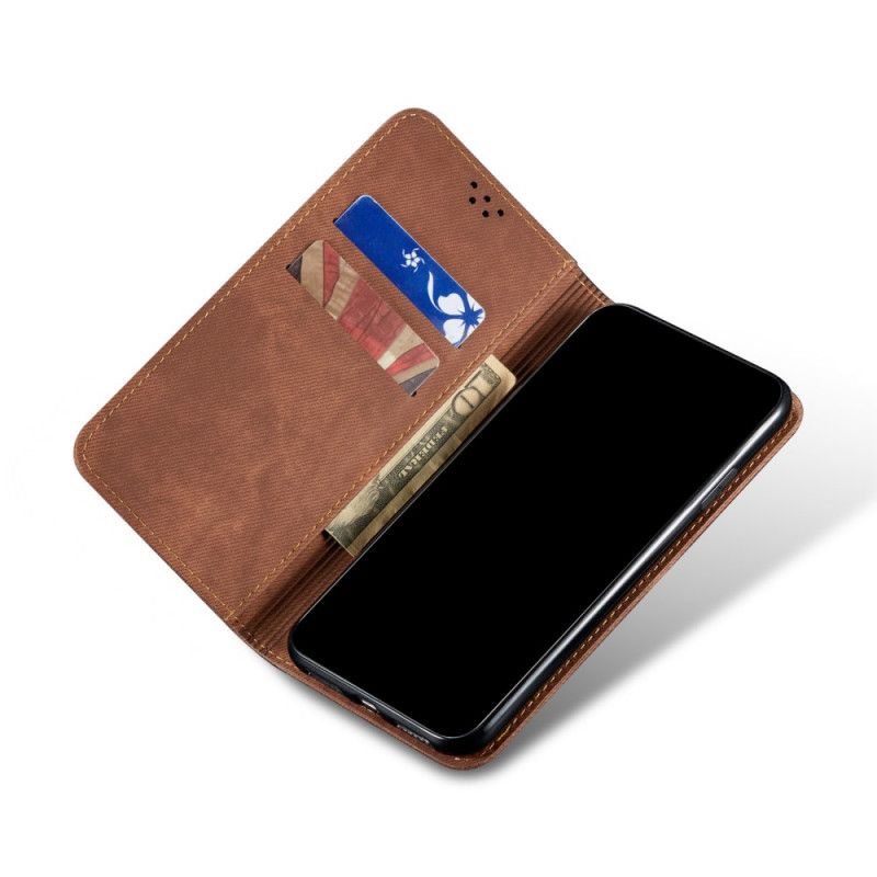 Folio Deksel for Samsung Galaxy A32 5G Svart Jeansstoff