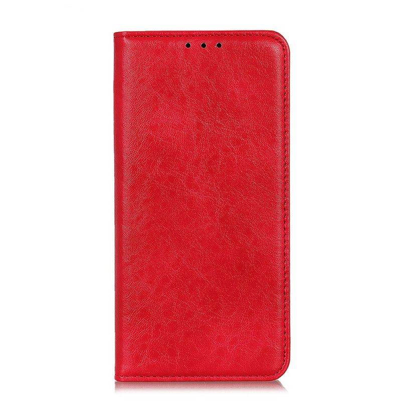 Folio Deksel Samsung Galaxy A32 5G Svart Delt Skinntekstur