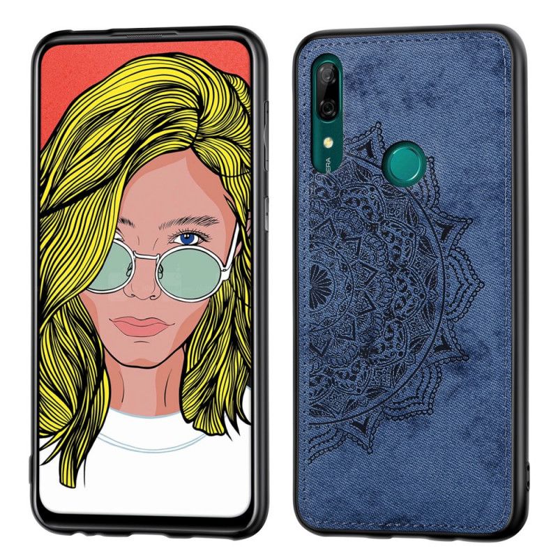 Deksel Honor 9X Rosa Stoff Og Mandala Tekstur