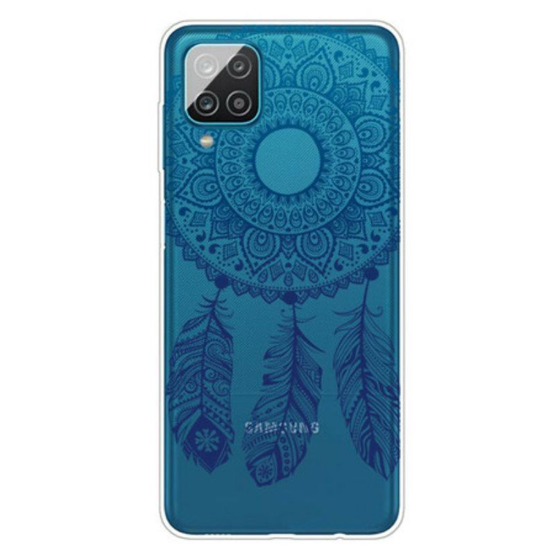 Deksel Til Samsung Galaxy M12 / A12 Single Flower Mandala