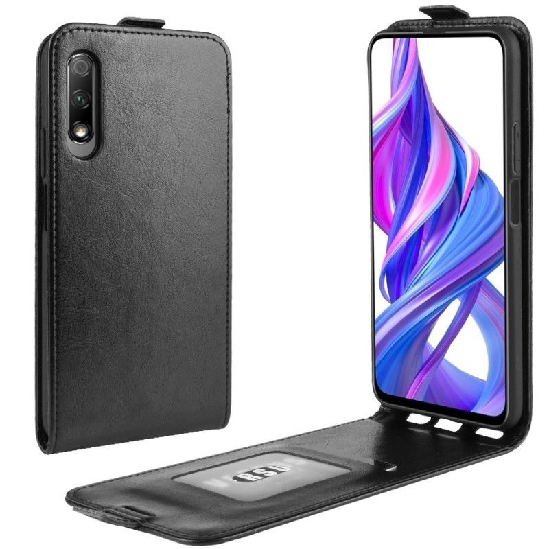 Folio Deksel Huawei P Smart Pro Svart Pro Folding Anti-fall