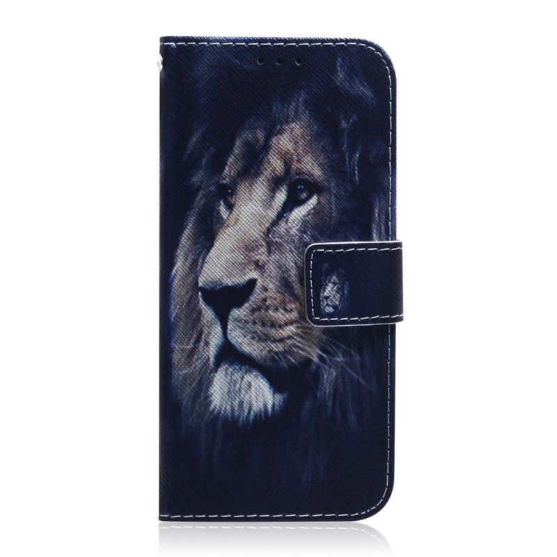 Lærdeksel Folio Deksel Huawei P Smart Pro Mobildeksel Pro Dreaming Lion