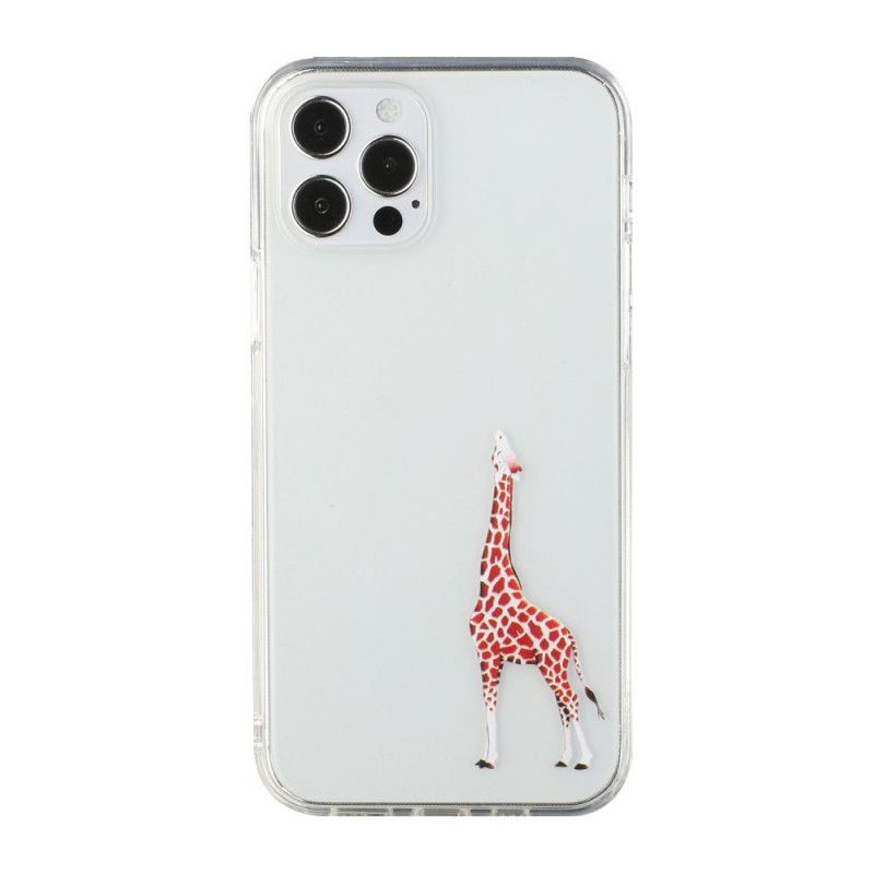 Deksel for iPhone 12 / 12 Pro Logo Giraff Spill