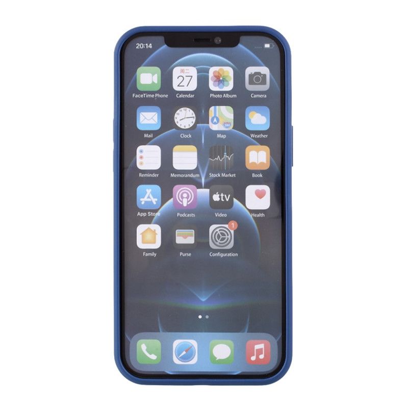 Deksel for iPhone 12 / 12 Pro Svart Geléseriebrøl