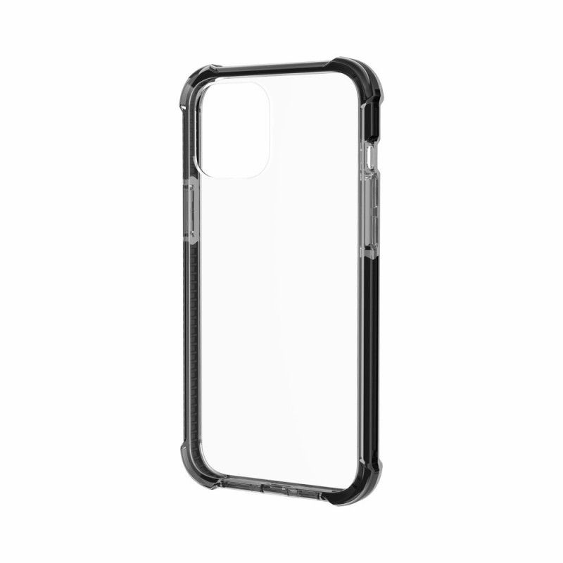 Deksel for iPhone 12 / 12 Pro Svart Gjennomsiktige Kollisjonsputer