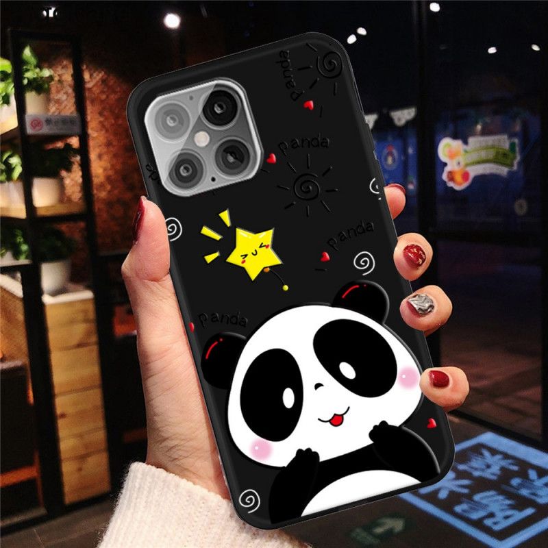 Deksel iPhone 12 / 12 Pro Panda-Stjerne Beskyttelse