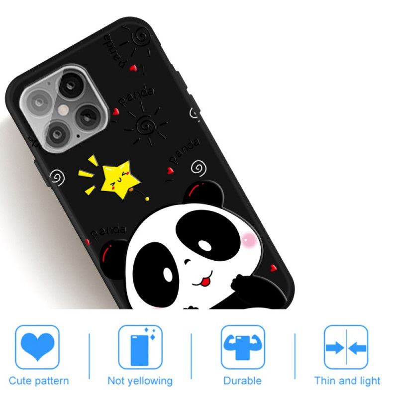 Deksel iPhone 12 / 12 Pro Panda-Stjerne Beskyttelse