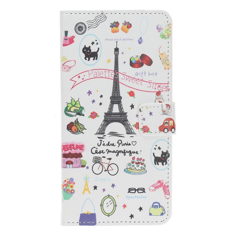 Folio Deksel iPhone 12 / 12 Pro Jeg Elsker Paris Beskyttelse