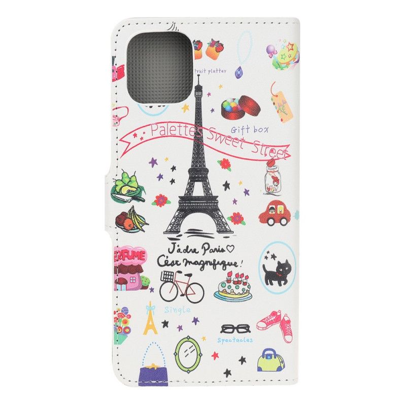 Folio Deksel iPhone 12 / 12 Pro Jeg Elsker Paris Beskyttelse