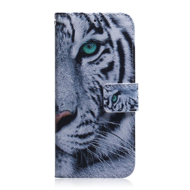 Folio Deksel iPhone 12 / 12 Pro Tigeransikt Beskyttelse