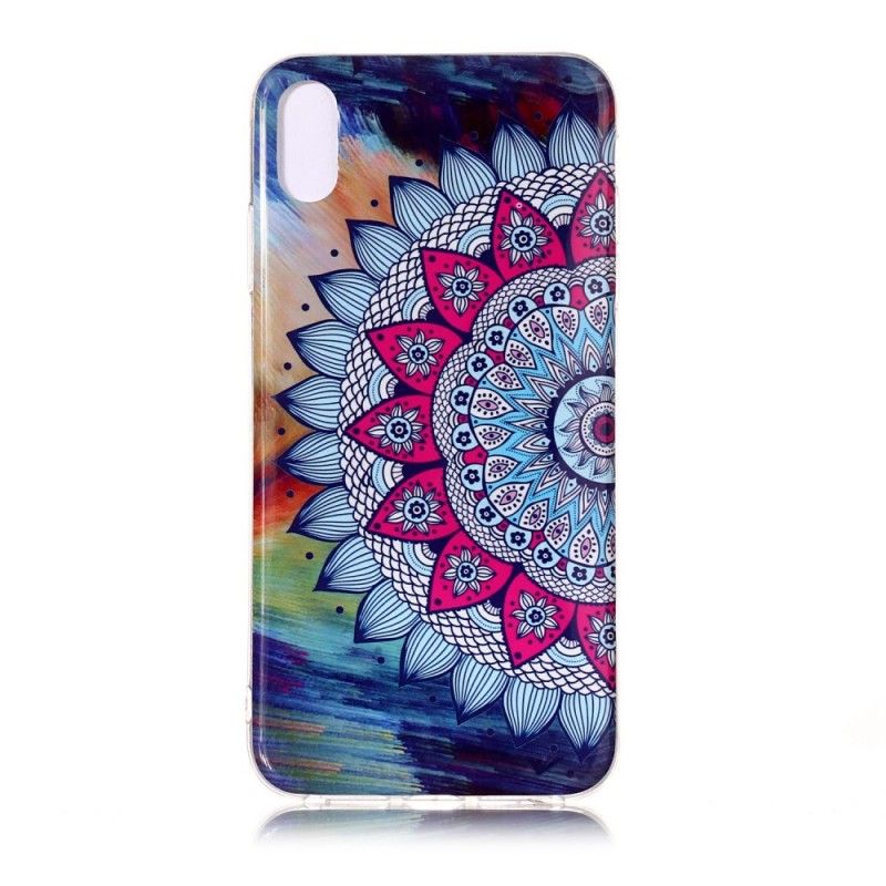 Deksel for iPhone XR Fluorescerende Mandala