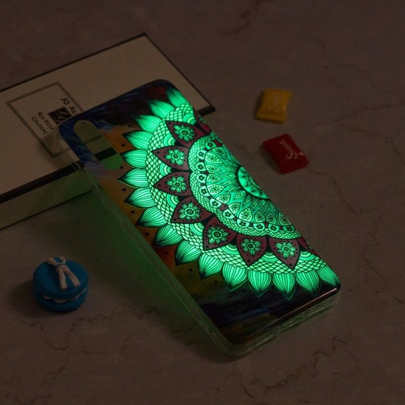 Deksel for iPhone XR Fluorescerende Mandala