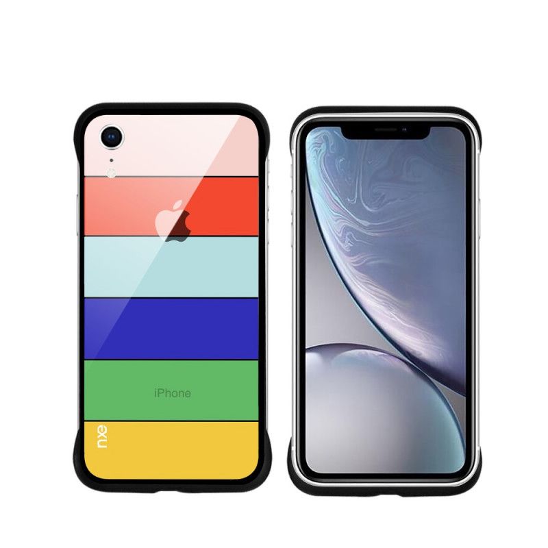 Deksel for iPhone XR Gul Nxe Regnbueserie